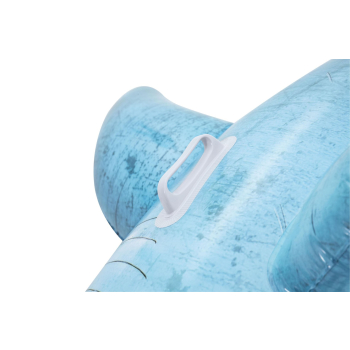 Materac dmuchany Rekin do pływania dla dzieci 3+ BESTWAY 183x102cm + 2 uchwyty